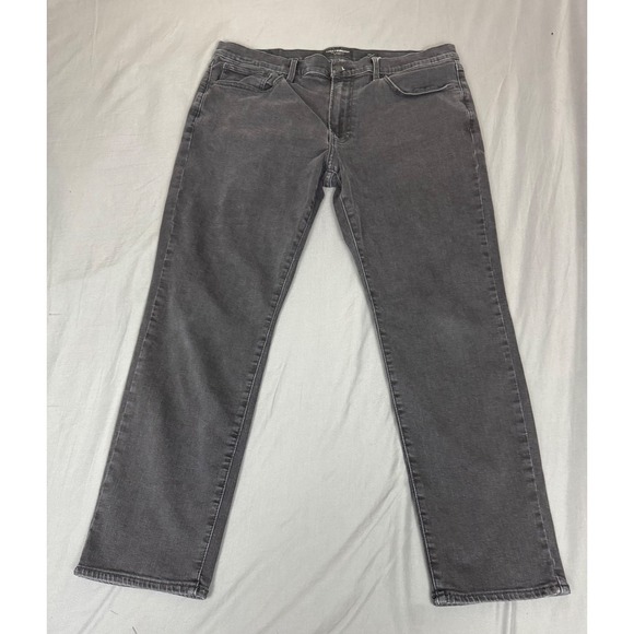 Lucky Brand Other - Lucky Brand 121 Slim Straight Jeans Mens 36x30 (37x29) Faded Black Stretch
